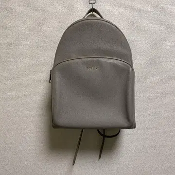 훌라 FURLA 가죽 백팩 그레이