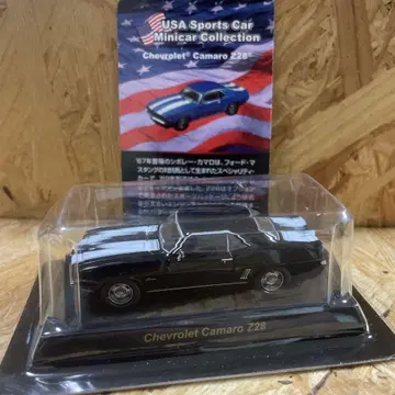 교쇼 1/64 USA 스포츠카 시보레 카마로 Z28 블랙 미니카