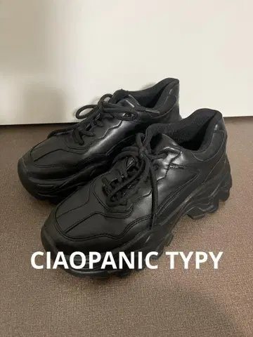 CIAOPANIC TYPY 댑 스니커즈 통굽 블랙