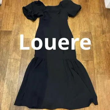 미사용 새상품 Louere 블랙 M 머메이드 원피스