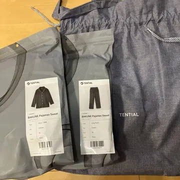 TENTIAL BAKUNE 파자마 스웨트 XL 네이비