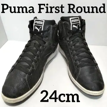 푸마 퍼스트 라운드 슈퍼 하이컷 블랙 24cm 056