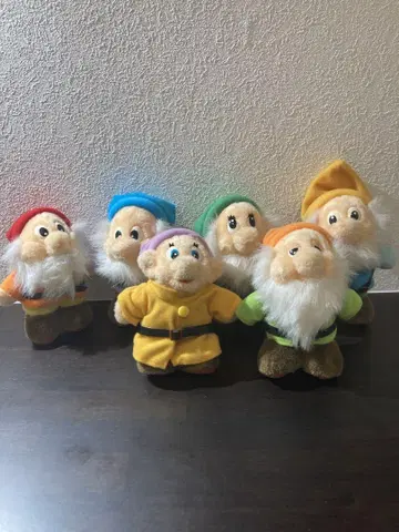7명의 난쟁이 (6명) 봉제 인형 6개 세트