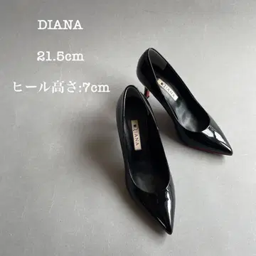 DIANA 다이애나 스틸레토 힐 에나멜 펌프스