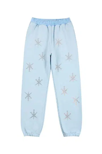 Unknown 스웨트 팬츠 스카이블루 Rhinestone Jogger