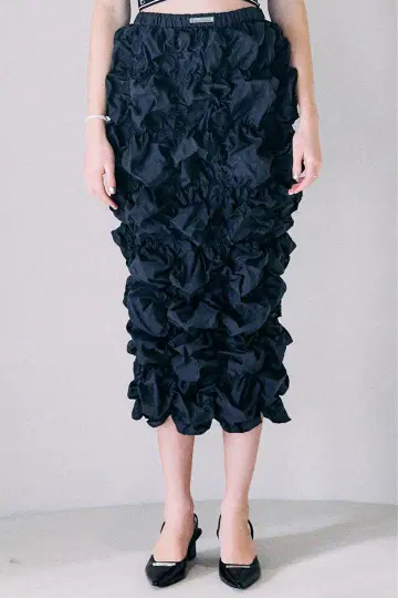 PRANK PROJECT/Wrung Pleats Skirt 시보리 스커트