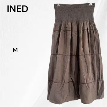 이네드 INED 리버서블 스커트 바이컬러 롱 기장 M 일본제