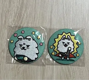 TXT 용몽 자수 캔뱃지 풀바투