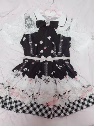 LIZLISA Sugary Treats Picnic 패턴 셋업 블랙