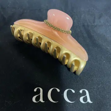 acca 핑크 헤어 클립 중형