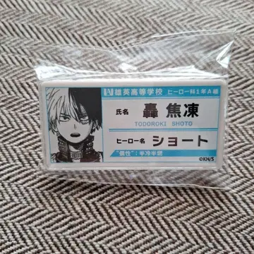 히로아카 토도로키 쇼토 명찰 배지 컬렉션