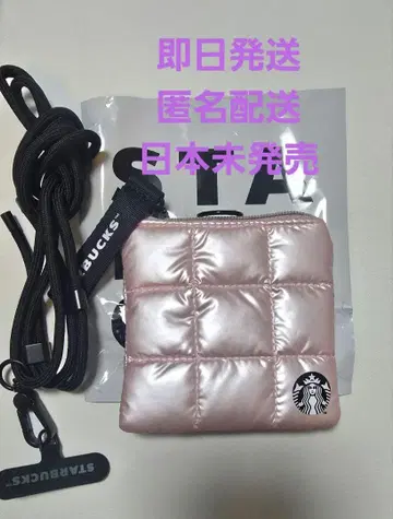 STARBUCKS 퀼팅 프래그먼트 케이스 핑크