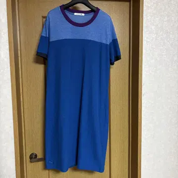 라코스테 컬러 블록 반팔 원피스