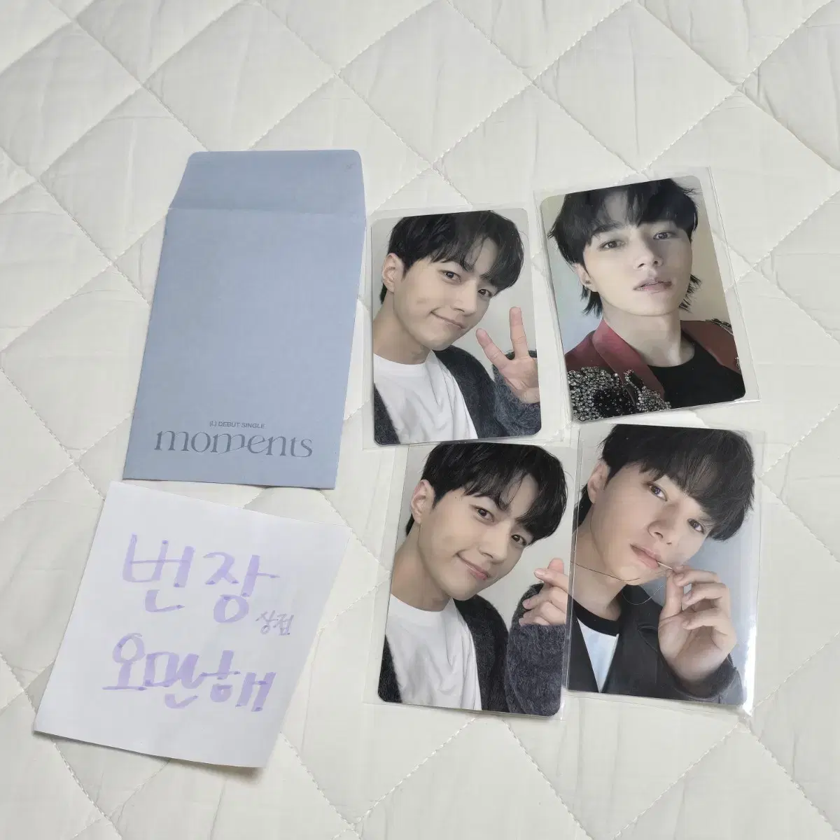 Infinite Kim Myungsoo Japan moments fortune poca photocard poca md tc