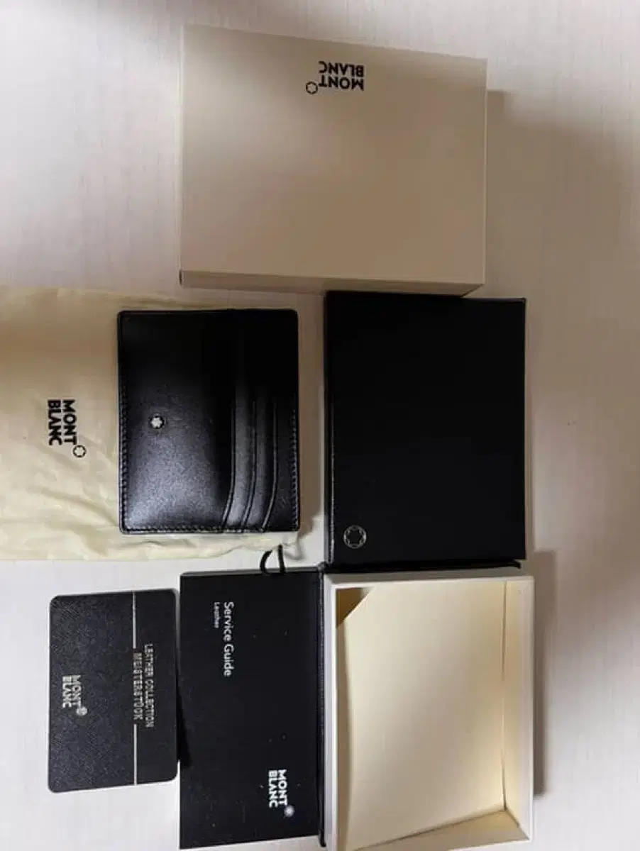 Montblanc card wallet, new, full set