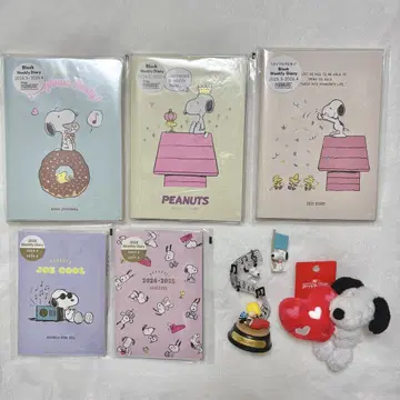 PEANUTS 스누피 묶음 판매 피규어 USJ 키링 일기장