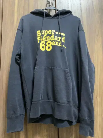 68&Brothers 다크 그레이 후드티 L
