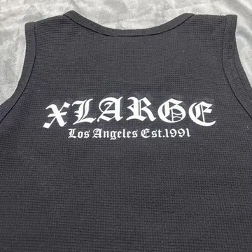 XLARGE 블랙 탱크탑