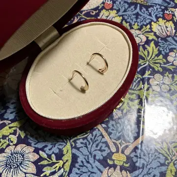 아가트 귀걸이 다이아몬드 K10