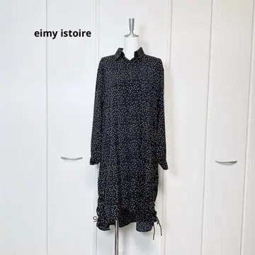 완판 eimy istoire 에이미 레이스업 롱 셔츠 원피스