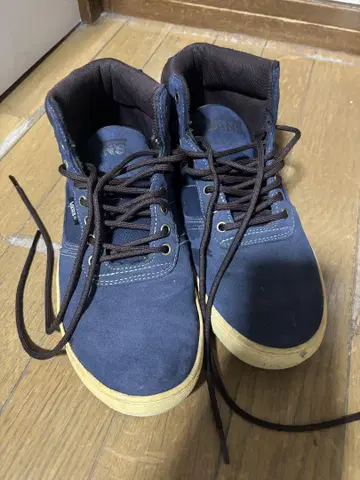 반스 네이비 스웨이드 부츠 27cm