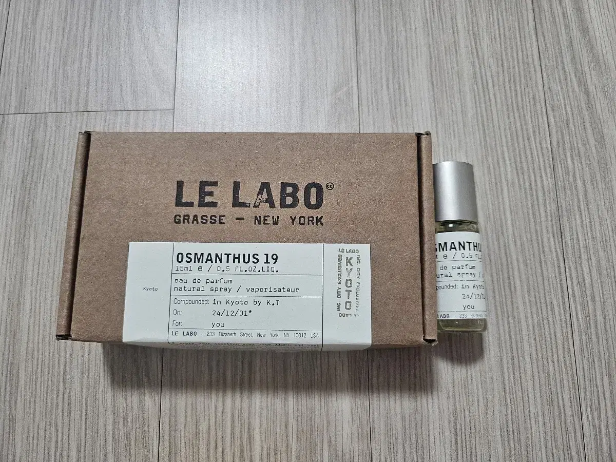 Le Labo City Exclusive Osmanthus 19 Kyoto 15ml