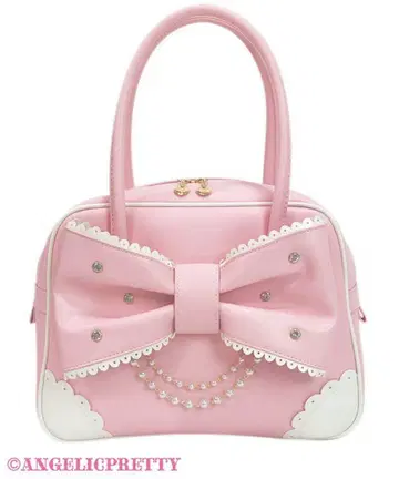 Angelic Pretty 보석 리본 보스턴 백