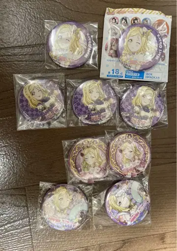 러브 라이브 선샤인 스쿠페스 감사제 오하라 마리 캔뱃지 묶음 판매