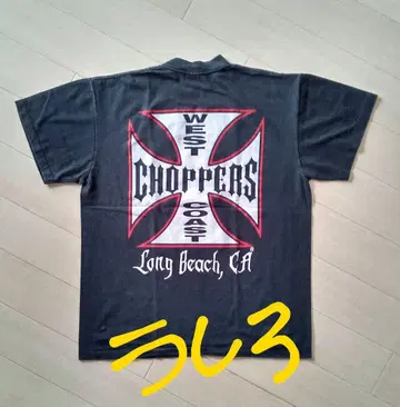 WEST COAST CHOPPERS 아이언 크로스 바이크 티셔츠