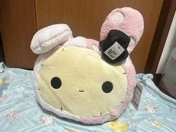 토끼 모양 쿠션 핑크