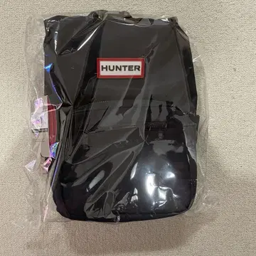 HUNTER 블랙 백팩