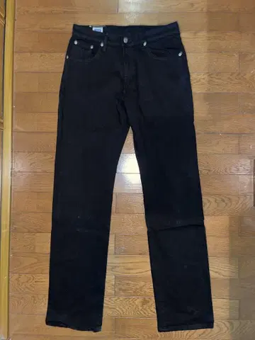 EDWIN 403 블랙 데님 팬츠