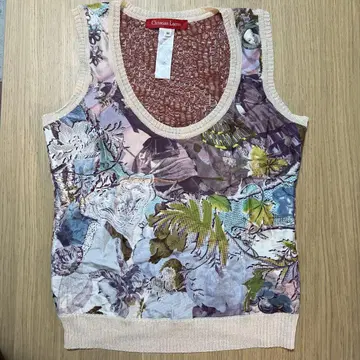 Christian Lacroix 슬리브리스 니트 사이즈 M