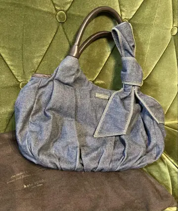 케이트 스페이드 KATE SPADE 핸드백 데님 리본 모티브