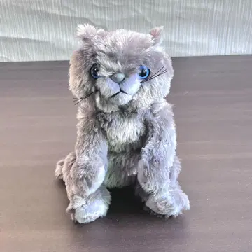 MONO COMME CA 컴시즘 고양이 봉제 인형 로시안 블루 그레이