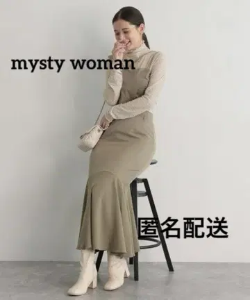 mysty woman 모듬 아지메 뷔스티에 & 무지 체크 슬릿 스커트