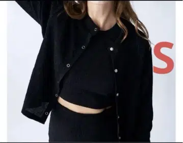 새상품 오션 퍼시픽 카네코 아야 콜라보 래쉬가드 가디건 S 블랙
