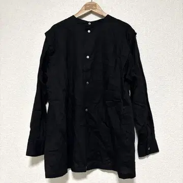 예술과 과학 긴팔 셔츠 코튼 라미 블랙