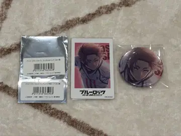 블루 록 TSUTAYA U20 캔뱃지 폴라로이드풍 카드 이토시 사에