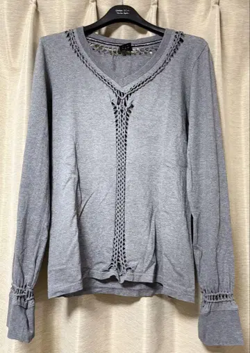 07AW 넘버나인 뜨개질 L/S 셔츠 롱 T 2