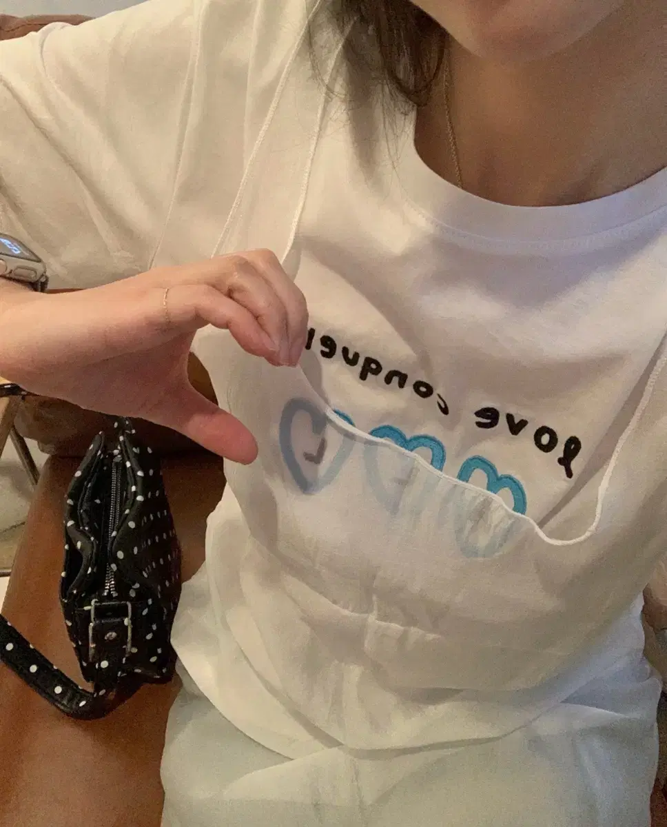 Bestibelli x Soosoo jin Heart Short Sleeve T-Shirt