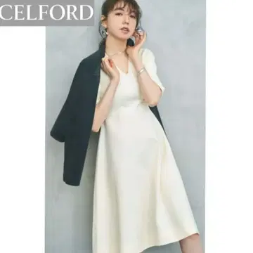택 포함 새상품 CELFORD 셀포드 홀 의류 원피스