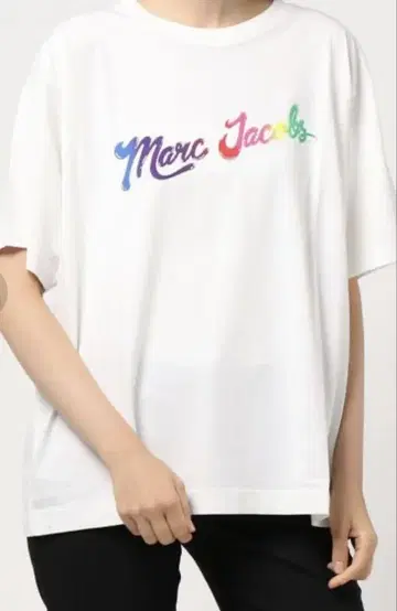 Marc Jacobs 컬러풀 로고 티셔츠 S