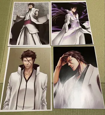 BLEACH 랜덤 포스터 네이비 나염 소스케 4종 요코하마 랜드마크