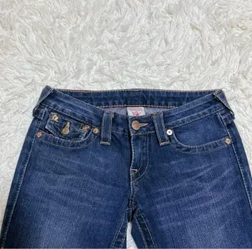 True Religion 스키니 데님 다크 블루
