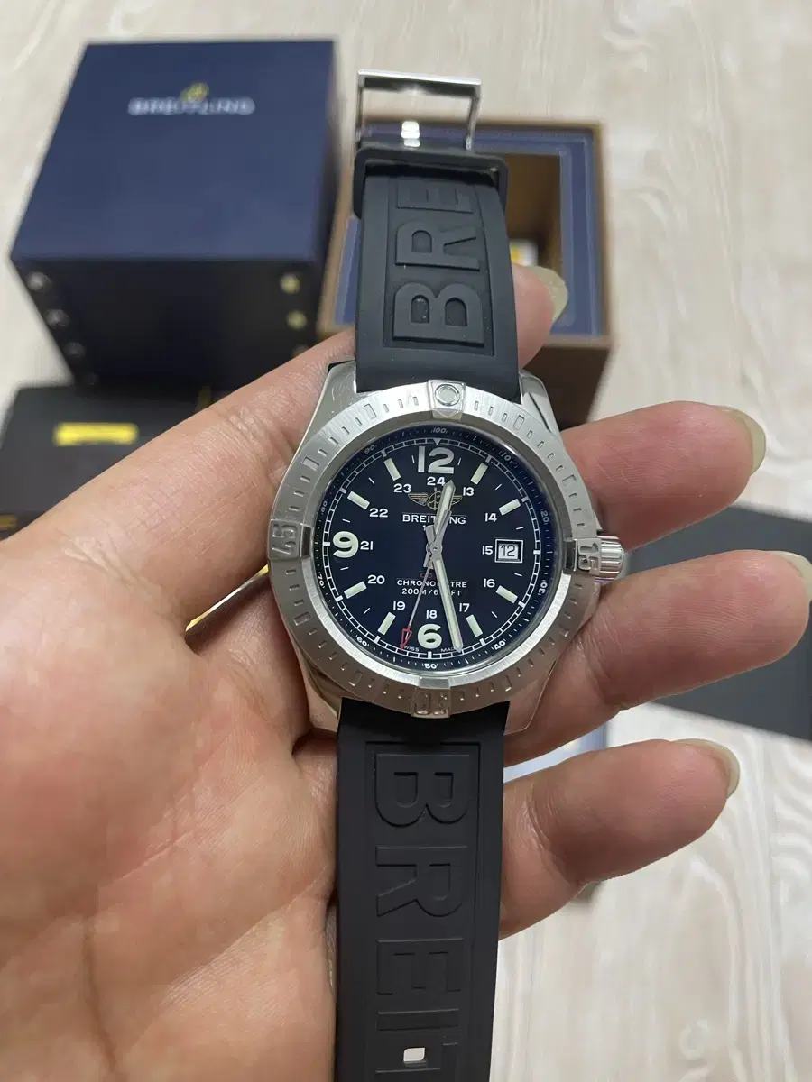 Breitling Cort SuperQuartz Black Dial 44mm