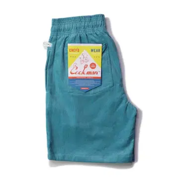 셰프 팬츠 ChefPantsShortCorduroyTurquoise 블루