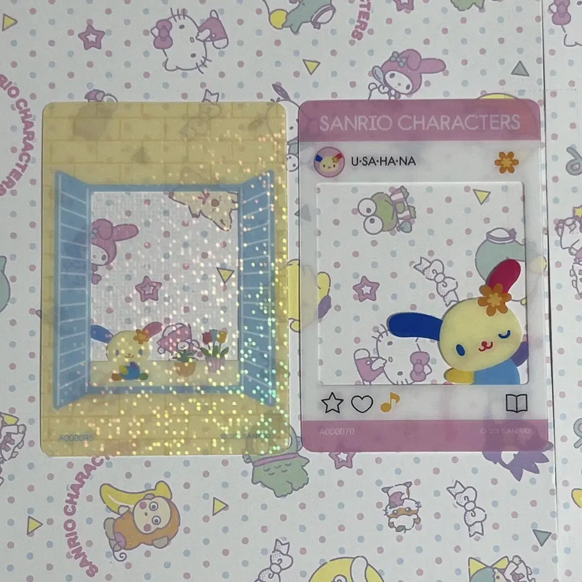 Sanrio Characters Card Plus Decoration Usahana