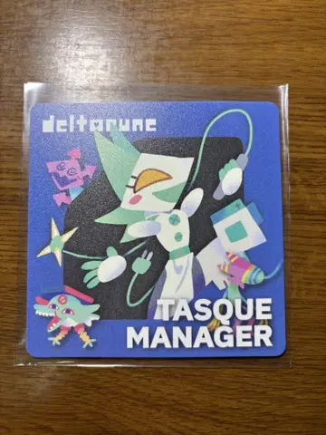 게이머 구운 코스터 DELTARUNE TASQUE MANAGER