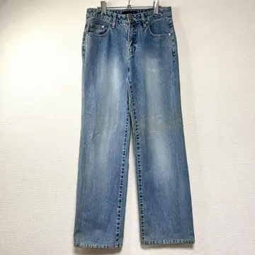 부츠 컷 데님 라이트 블루 데님 팬츠 블루 27인치 M